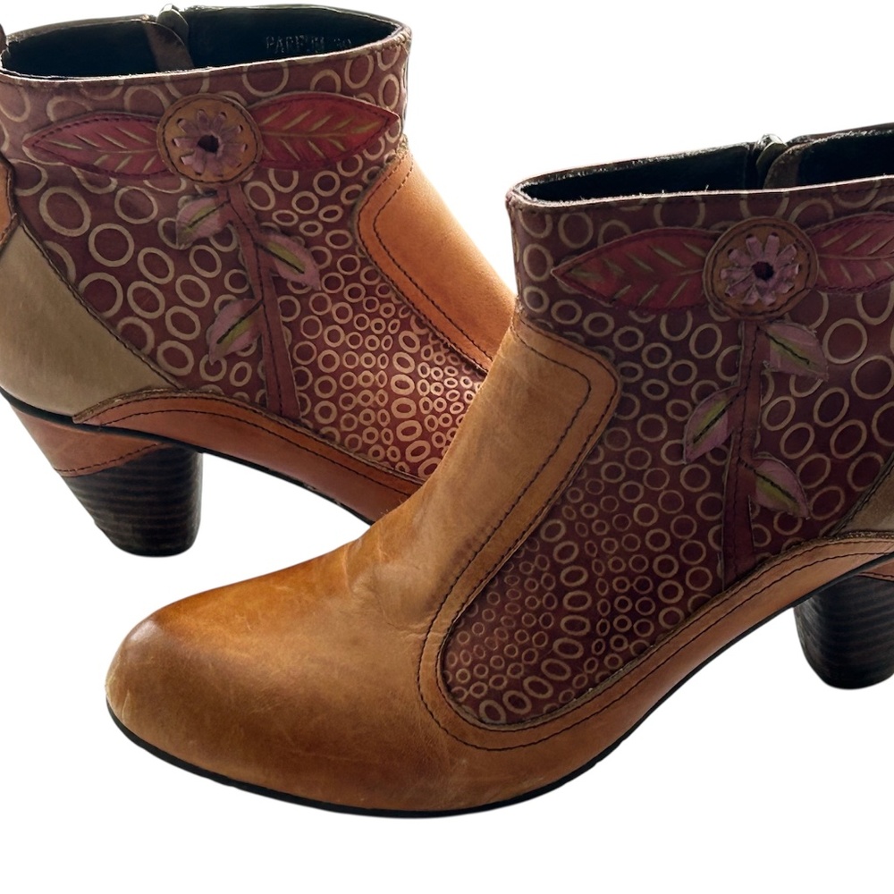 L'ARTISTE Spring Step Parfum Leather Ankle Boots, Woman's Leather Boots